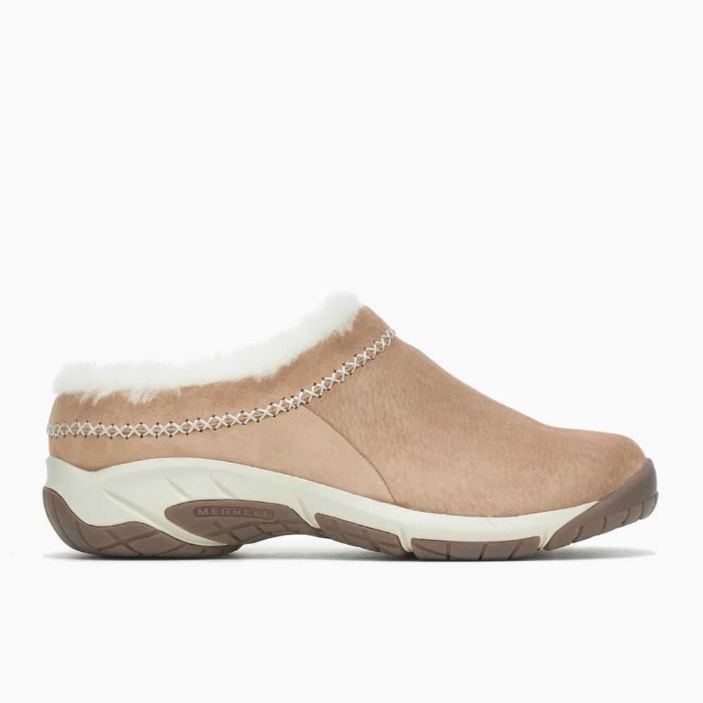 Tenis Sin Agujetas Merrell Encore Ice 4 Mujer Marrom Amarillos | México-9870462