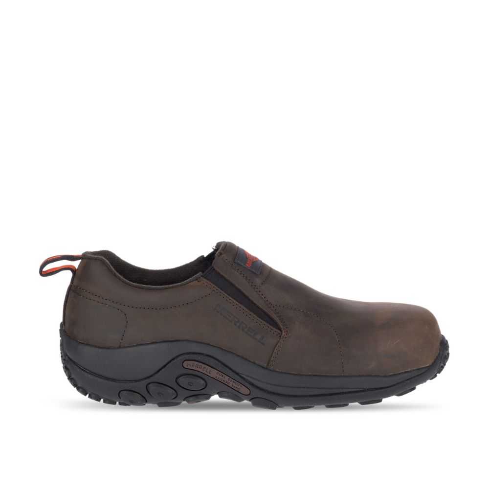 Tenis Sin Agujetas Merrell Jungle Moc Hombre Marrom Oscuro | México-6292068