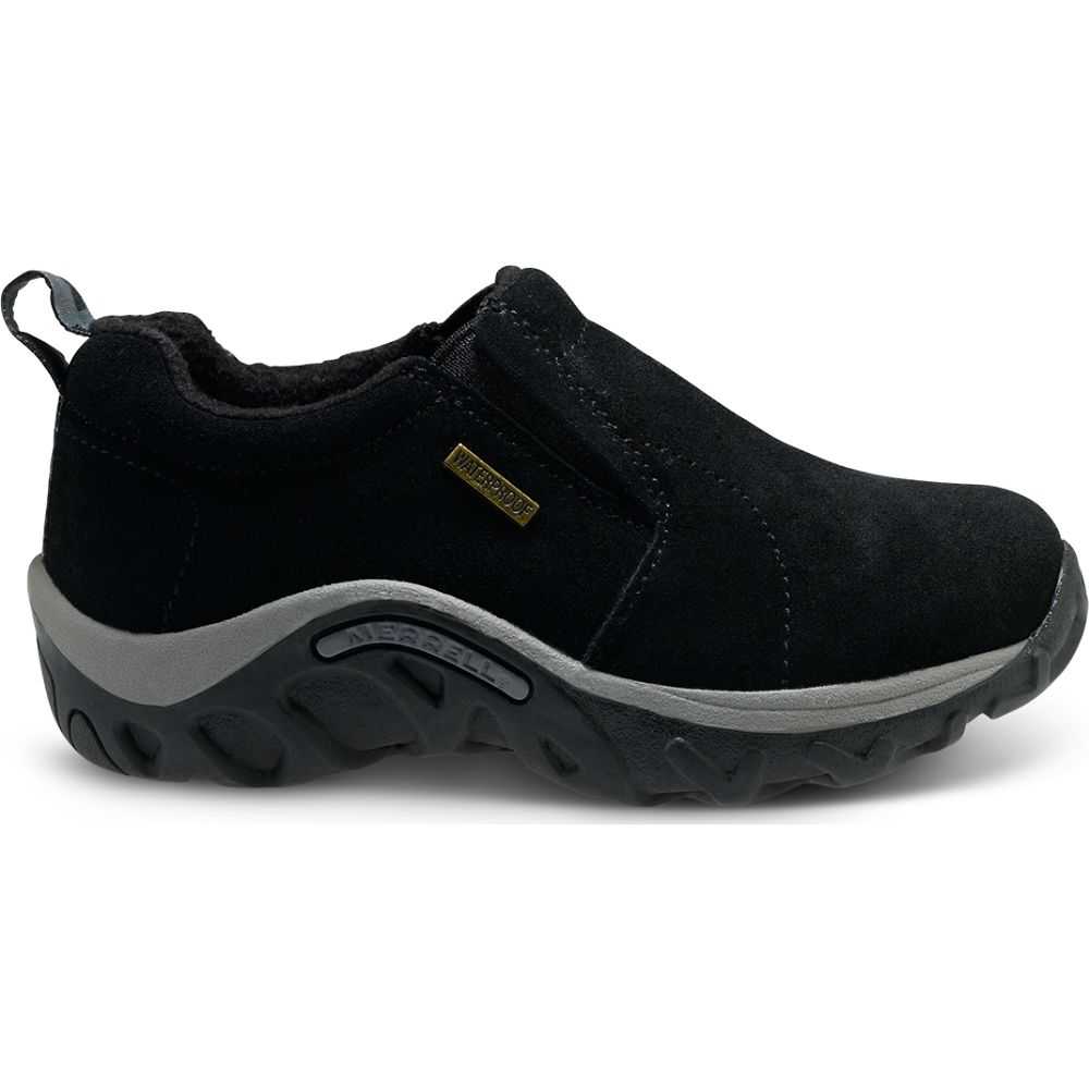 Tenis Sin Agujetas Merrell Jungle Moc Niña Negros | México-4962236