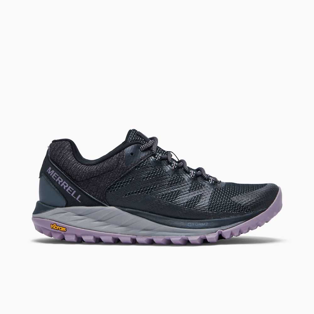 Tenis Trail Running Merrell Antora 2 Mujer Negros Grises Oscuro | México-2740386