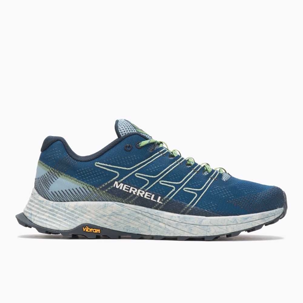 Tenis Trail Running Merrell Moab Flight Hombre Azul Marino | México-6689347