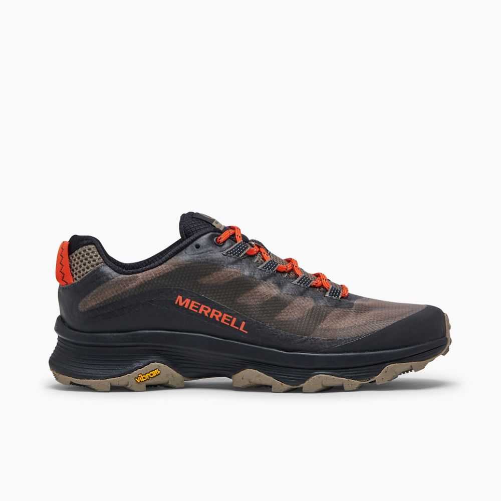 Tenis Trail Running Merrell Moab Speed Hombre Grises | México-2846397