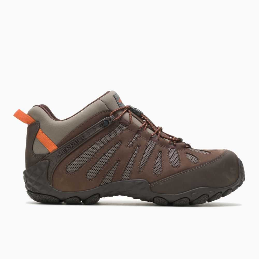 Zapatos De Seguridad Merrell Chameleon Flux Hombre Marrom | México-6639202