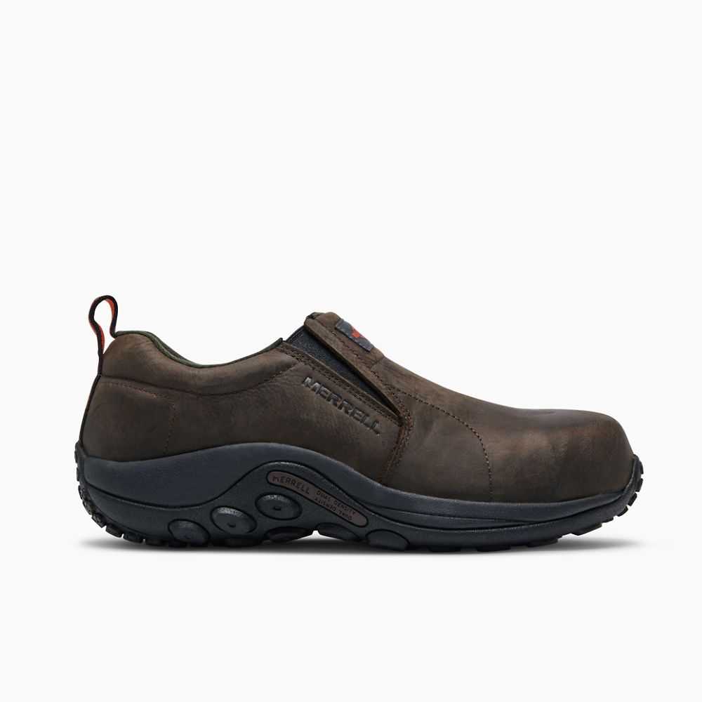 Zapatos De Seguridad Merrell Jungle Moc Hombre Marrom Oscuro | México-8460629