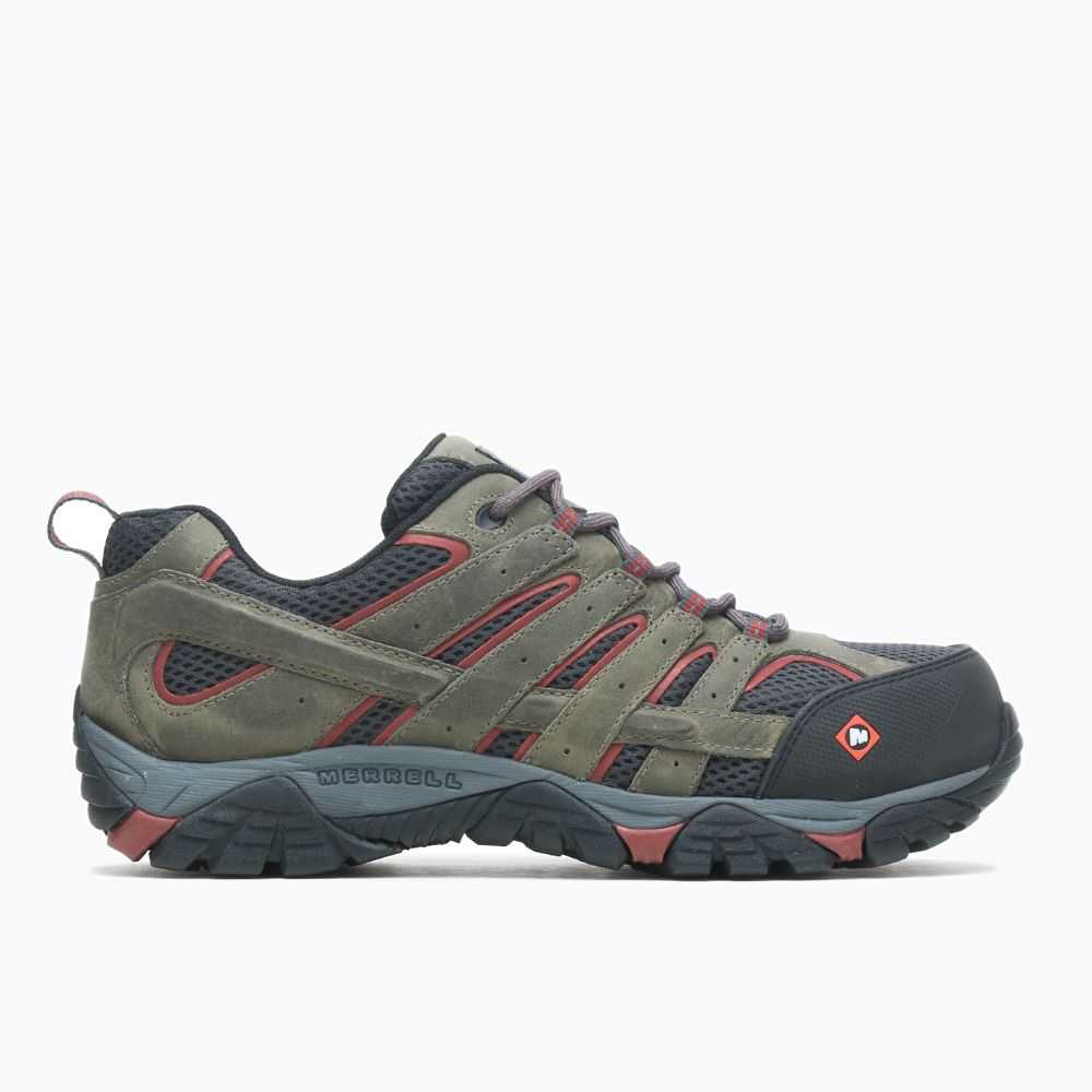 Zapatos De Seguridad Merrell Moab Vertex Hombre Verdes Oscuro | México-7392286