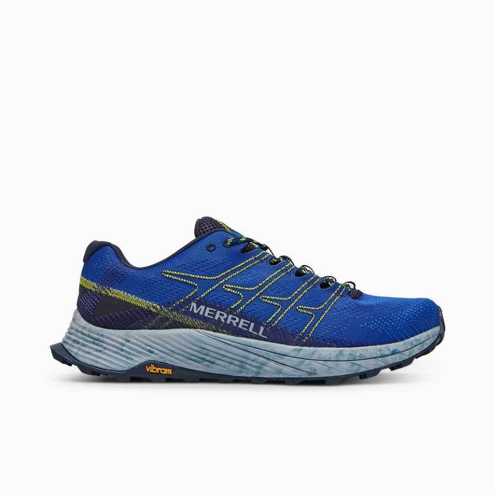 Zapatos Trekking Merrell Moab Flight Hombre Azul Rey | México-6674023